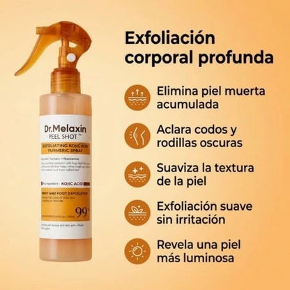 Dr. Melaxin Peel Shot  Elimina Piel Muerta y Aclara Zonas Oscuras
