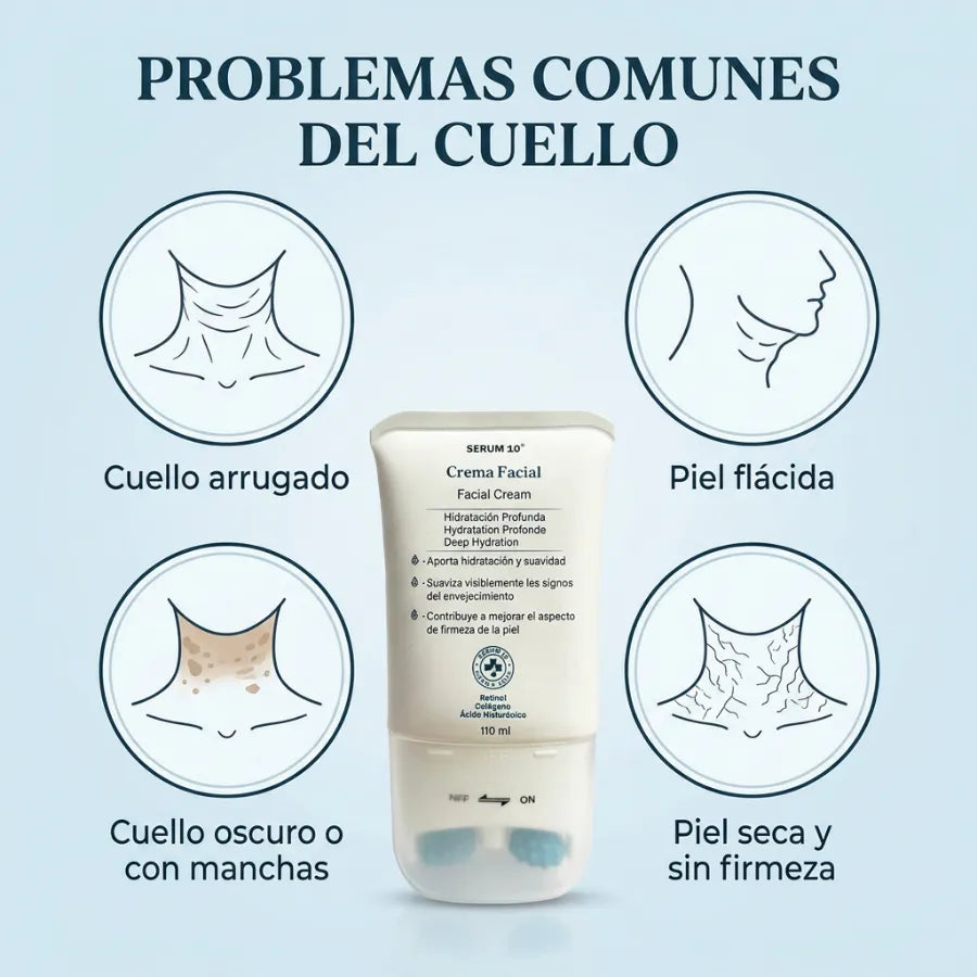 Crema Reafirmante con Rodillo: Cuello Más Firme y Sin Arrugas en 3 Semanas