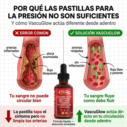 VascuGlow™ | Elimina la Presión Alta y Recupera tu Circulación en 10 Días