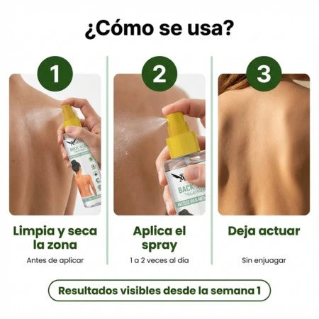 Back Acne Spray — Elimina el Acné en la Espalda